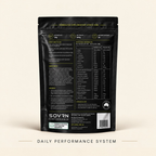 Back of pouch showing nutritional information, ingredients and directions for use